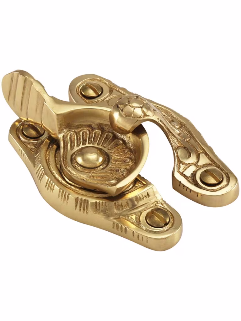 Floral Victorian - Polished Brass