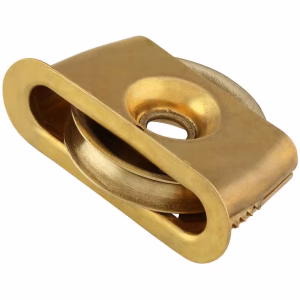 Wrought Brass Pulley - Brass